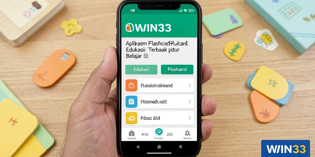 Tampilan antarmuka aplikasi WIN33 yang interaktif dan menarik.