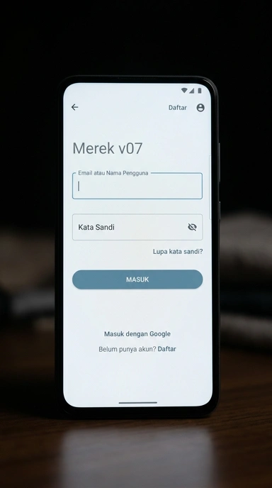 Panduan Masuk Akun v07 untuk Pengguna Android
